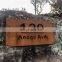 Customized outdoor corten steel metal house number signs road signs