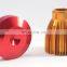 Custom Precision Machining Milling Drilling  Mechanical Engineering CNC Machined Components Red Anodized Aluminum Turning Part