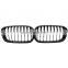 F20 Front Bumper ABS grill single slat gloss black grille for bmw 2015 - IN
