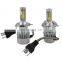NEW H4 9003 3000K Yellow 7600LM COB LED Headlight Bulbs Kit High & Low Beam