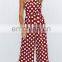 New arrival ladies one piece dot printing jumpsuit and adult one piece jumpsuit