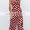 New arrival ladies one piece dot printing jumpsuit and adult one piece jumpsuit