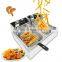 stainless steel electric gas French fries fried chicken high pressure deep fryer