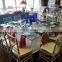 glass top bridal wedding table fancy glass wedding dining table