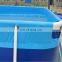 0.9mm PVC Tarpaulin Rectangular Matel Frame Pool Swimming Pool Mobile Metal Frame Swimming Pool Manufacturer