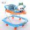 High quality Plastic baby doll learning walker with swivel wheels for sale