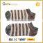 Mixed color men winter casual warm ankle socks with stripes