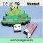 Christmas usb for gift/Rubber Christmas tree usb/Custom cartoon PVC usb flash drive