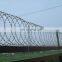 Low price electro Galvanized Flat wrap Razor Barbed Wire fencing