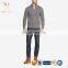 Men's Long Sleeves Cashmere Cable Fashion Sweater Half Zip Pullover