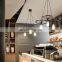 Retro industrial style wheel hemp rope  pendant light for decorate