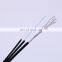 wire fiber optic Drop Cable 1C Outdoor Flat Type G.657A FRP Support Stand Wire 7x0.4mm fibra optica drop 1 core