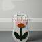 Simple ceramic hand-painted living room flower arrangement flower girl fresh desktop home art decoration vase decoration