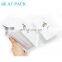 Custom Printed Flat Bottom 250g/500g /1kg Aluminum Foil White Coffee Packaging Bag