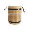 Vitalucks Unfinished Paulownia Oak Small Wooden Barrel For Package,Customized Home Decoration Barrels