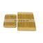 Natural Bamboo 2 Piece Cutting Chopping Board Set for Kitchen