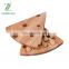 Hot Sales Acacia Wood Triangle Cheese Cutting Serving Board with 4 knives Set