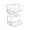 Clear Acrylic Tissue Dispenser with Drawer Countertop Storage Box for Tissue Cosmetics