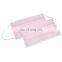 3 Ply Disposable Protective Mask Ffp2 Dust Protecting Pink Non-woven Disposable Face Mask