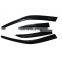 Car Accessories Chrome Window Deflector Guards Sun Rain Visor Shield Cover For Peugeot