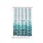 Walmart style printing strip hotel shower curtain