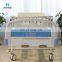 High Quality Manual Medical Hospital Flat Patient Iron Bed Wheels For Mobile Hospitals