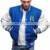 Baseball lettermen varsity jacket for men with leather sleeve custom embroidery patched logo