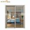 Customized Sizes European American Customers Glass Blinds Front Safety Aluminum Casement Door