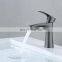Hot sale single cold faucet gun metal bathroom stainless steel basin faucet