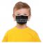 Kids Disposable Face Mask 50 PCS Black Toddler Mask Ages 4-12 Children Sized Breathable Mouth Cover Safety Small Masks