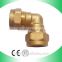 1/2"*1/2" Golden Color Copper Thin Wall Pipe Fittings