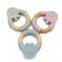 New Colors Custom Logo Baby Teethers Toy Silicone Wooden Teethers Toy