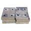 Wear resistant overlay weld clad liner plate wear pads for blast furnace inner wall anti-wear