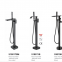 Comfortable experience,easy  cleaning and maintenanceas, and matches various styles Separate bathtub mixer series