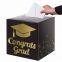 Factory Direct Graduation Card Box - Foldable Cardboard Graduation Card Box, Retailer Ready Supplies