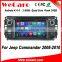 Wecaro WC-JC6235 Android 4.4.4 car dvd player HD for jeep commander radio 2008 - 2010 Steering Wheel Control