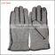 Men's texting winter gloves woolen gloves with sheep nappa brim                        
                                                                                Supplier's Choice