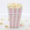 Striped Party Favor Bags Boy Girl Baby Shower Birthday Party Wedding Candy Popcorn Boxes Quality Choice