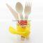 6.5inch Dipsoable Wooden fork/Wooden Spoon/Wooden Knife