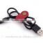 High Quality Gift Genuine Leather CLIPS Cable Tidy Data Cable Storage LEATHER CORD ORANGIZER