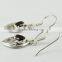 Aura Of Beauty Garnet Earring, Wholesale Silver Jewelry, 925 Silver Jewelry