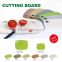 wholesale family product hotsale 3-size bamboo fibree eco friendly tableware cutting board for vegetable