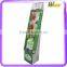 Small appliances flashlight electronics corrugated peg hook floor display stand rack