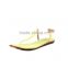 Trendy Ladies Jelly Rubber/PU Sandals Flat Fancy Women shoes Summer sandals                        
                                                Quality Choice