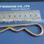 2016 Hair pin with eyelet zinc plated