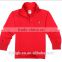 100% Cotton Material Long Sleeve Custom Polo T Shirt for Kids