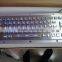 Illuminated LED Backlight Metal Keyboard With Trackball