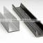 U shape aluminum extrusion profiles/aluminium u profile
