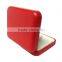 Wholesale Red PU Leather Metal Jewelry Packaging Boxes