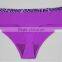 2014 Latest Design Seamless Bonded Thong Underwear Woman